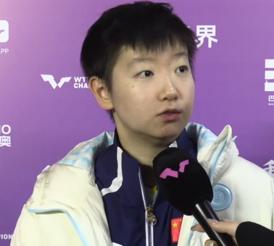 开云体育官网-孙颖莎3-0朱芊曦WTT官方采访！回应二三局胶着，谈目标很谦逊！